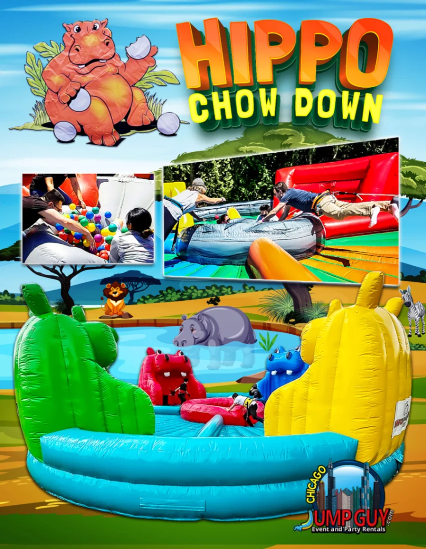 24 Hippo Chow Down Game rental for Northbrook IL events in ZIP code 60062