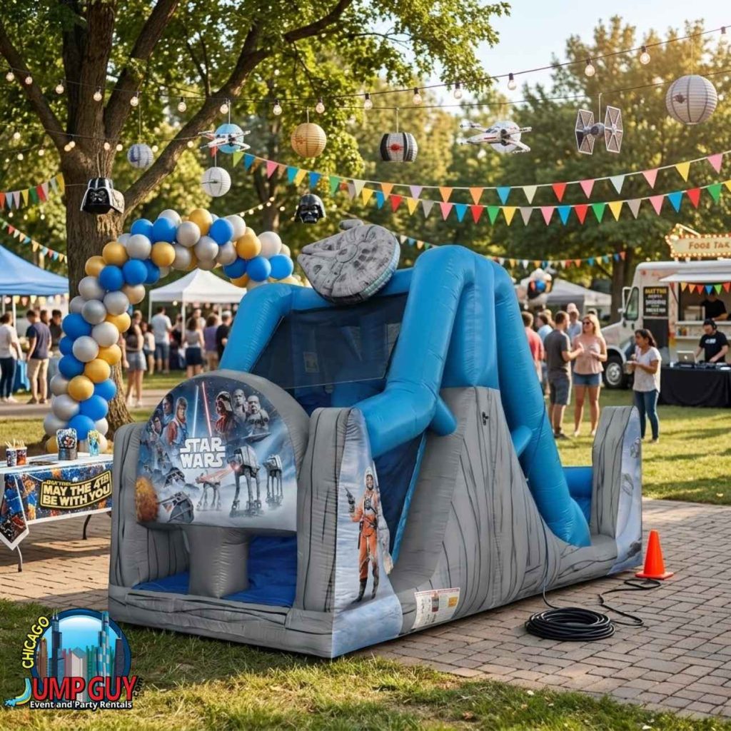 25ft. Star Wars Obstacle Course (WET) rental for Northbrook IL events in ZIP code 60062